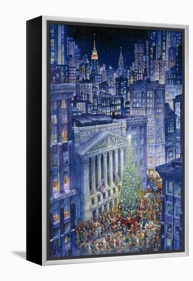 Christmas in the City-Bill Bell-Framed Premier Image Canvas