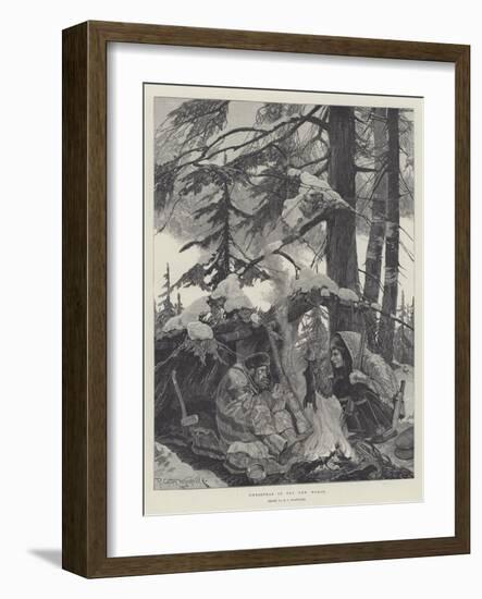 Christmas in the New World-Richard Caton Woodville II-Framed Giclee Print