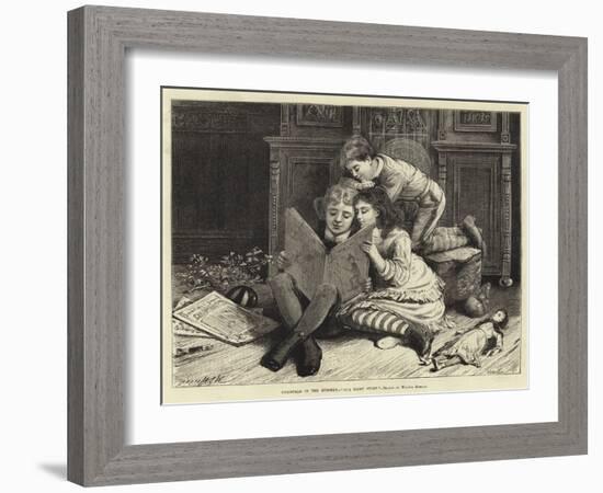 Christmas in the Nursery, Our Fairy Story-Walter Jenks Morgan-Framed Giclee Print