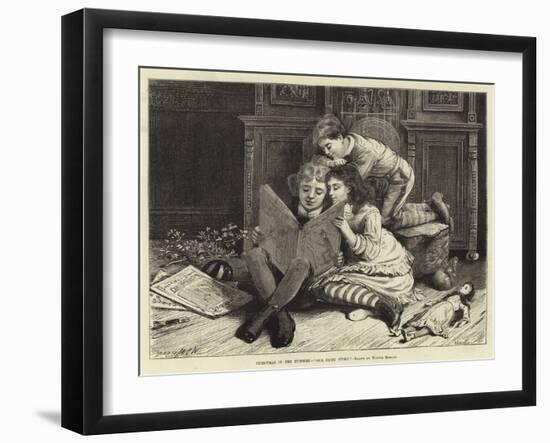 Christmas in the Nursery, Our Fairy Story-Walter Jenks Morgan-Framed Giclee Print