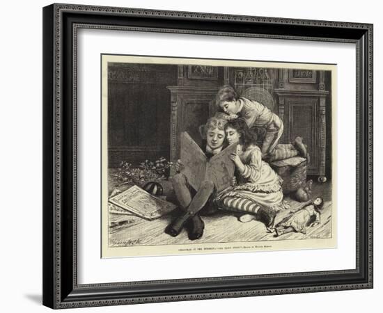 Christmas in the Nursery, Our Fairy Story-Walter Jenks Morgan-Framed Giclee Print