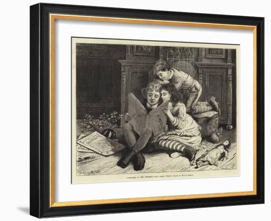 Christmas in the Nursery, Our Fairy Story-Walter Jenks Morgan-Framed Giclee Print