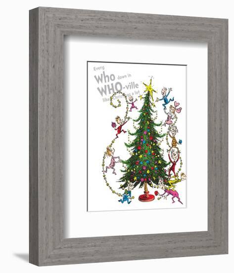 Christmas in Whoville-Theodor (Dr. Seuss) Geisel-Framed Art Print