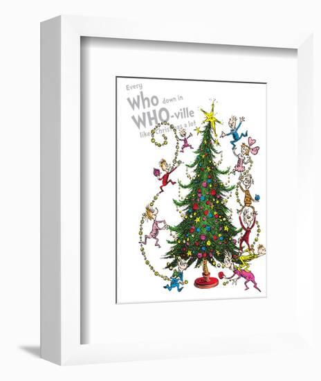 Christmas in Whoville-Theodor (Dr. Seuss) Geisel-Framed Art Print