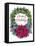 Christmas Ivy Wreath White-Cyndi Lou-Framed Premier Image Canvas