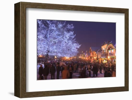 Christmas Lighting Festival, Leavenworth, Bavarian Village, Washington-Stuart Westmorland-Framed Photographic Print