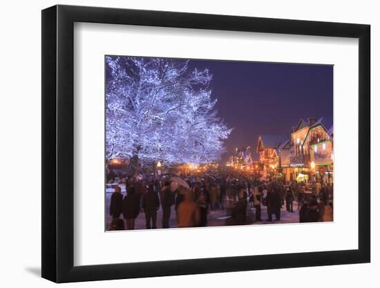 Christmas Lighting Festival, Leavenworth, Bavarian Village, Washington-Stuart Westmorland-Framed Photographic Print