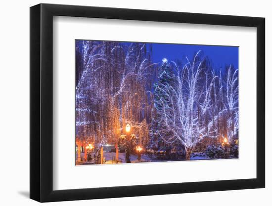 Christmas Lighting Festival, Leavenworth, Bavarian Village, Washington-Stuart Westmorland-Framed Photographic Print