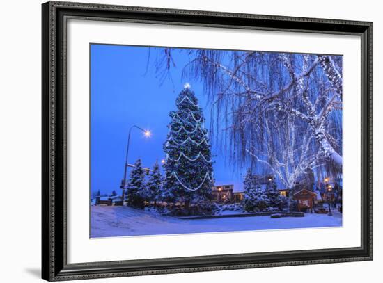 Christmas Lighting Festival, Leavenworth, Bavarian Village, Washington-Stuart Westmorland-Framed Photographic Print