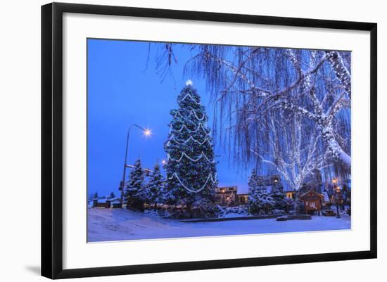 Christmas Lighting Festival, Leavenworth, Bavarian Village, Washington-Stuart Westmorland-Framed Photographic Print