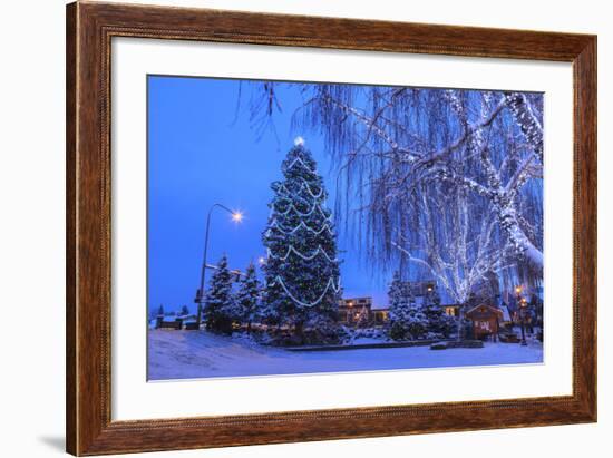 Christmas Lighting Festival, Leavenworth, Bavarian Village, Washington-Stuart Westmorland-Framed Photographic Print