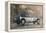 Christmas Lights and 8 Litre Bentley-Peter Miller-Framed Premier Image Canvas