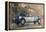 Christmas Lights and 8 Litre Bentley-Peter Miller-Framed Premier Image Canvas