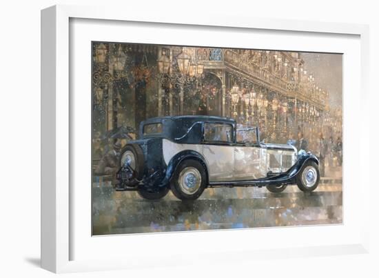 Christmas Lights and 8 Litre Bentley-Peter Miller-Framed Giclee Print