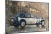 Christmas Lights and 8 Litre Bentley-Peter Miller-Mounted Giclee Print