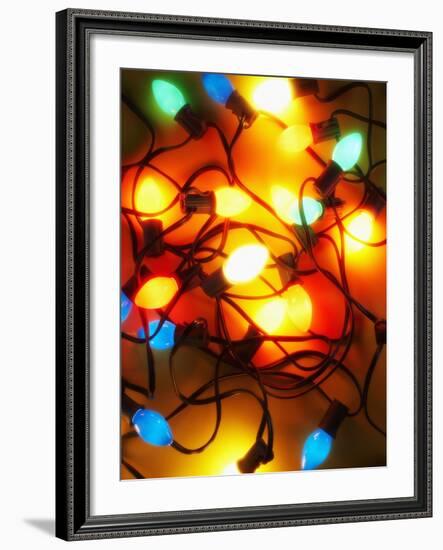 Christmas Lights-Randy Faris-Framed Photographic Print