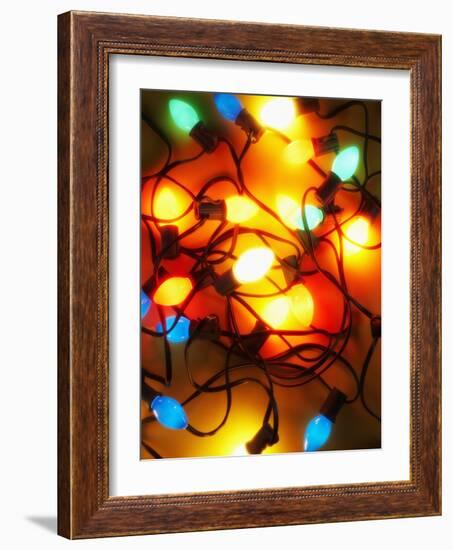 Christmas Lights-Randy Faris-Framed Photographic Print