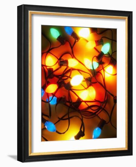 Christmas Lights-Randy Faris-Framed Photographic Print