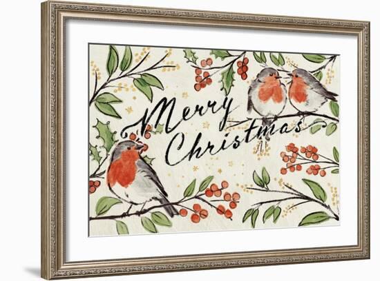 Christmas Lovebirds I-Janelle Penner-Framed Art Print