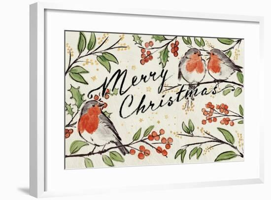 Christmas Lovebirds I-Janelle Penner-Framed Art Print