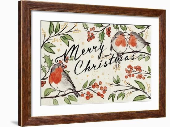 Christmas Lovebirds I-Janelle Penner-Framed Art Print