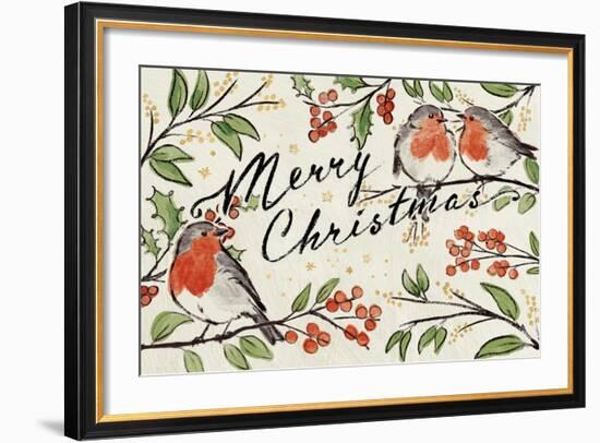 Christmas Lovebirds I-Janelle Penner-Framed Art Print