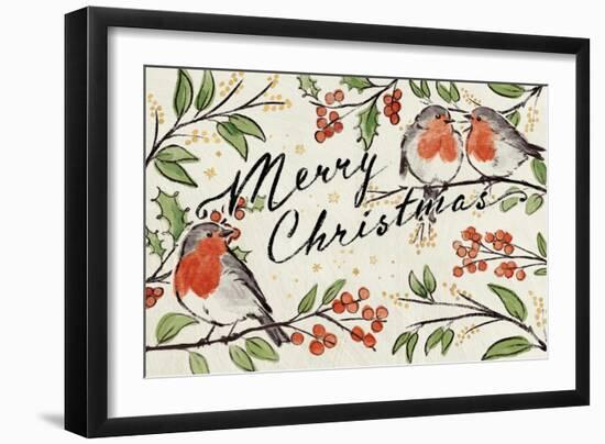 Christmas Lovebirds I-Janelle Penner-Framed Art Print