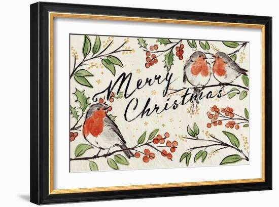 Christmas Lovebirds I-Janelle Penner-Framed Art Print