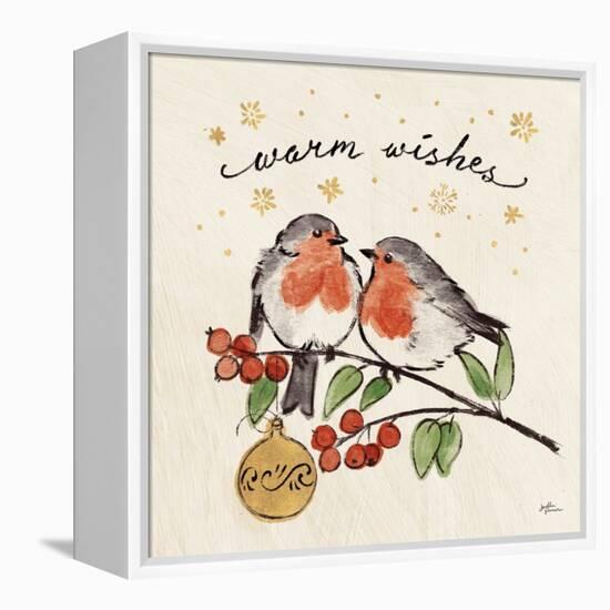 Christmas Lovebirds II-Janelle Penner-Framed Stretched Canvas