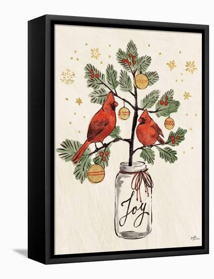 Christmas Lovebirds XIV-Janelle Penner-Framed Stretched Canvas