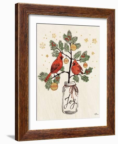 Christmas Lovebirds XIV-Janelle Penner-Framed Art Print