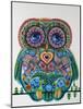 Christmas Magic Owl-Oxana Zaika-Mounted Giclee Print