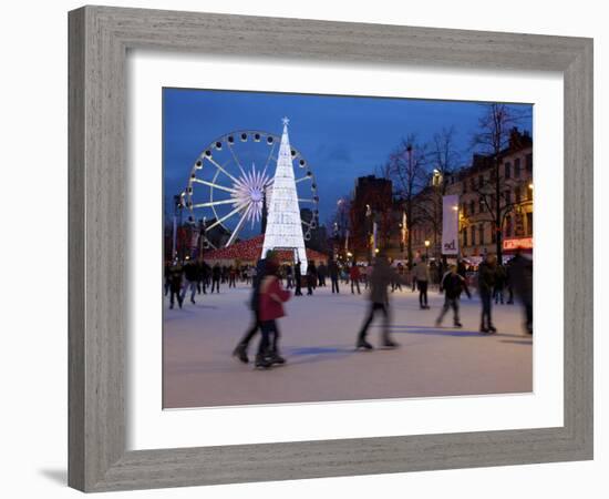 Christmas Market, Brussels, Belgium-Neil Farrin-Framed Photographic Print