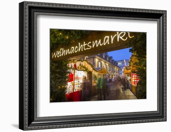 Christmas Market in Balliz, Thun, Jungfrau region, Bernese Oberland, Swiss Alps, Switzerland, Europ-Frank Fell-Framed Photographic Print