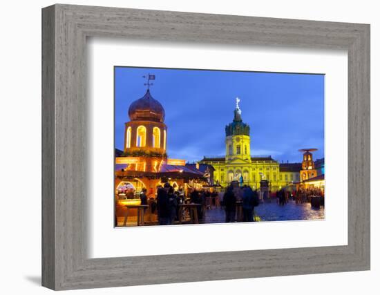 Christmas Market in Front of Charlottenburg Palace, Berlin, Germany, Europe-Miles Ertman-Framed Photographic Print