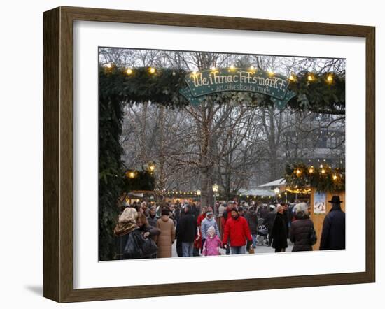 Christmas Market in Munich Winter Garden, Munich, Bavaria, Germany, Europe-Godong-Framed Photographic Print