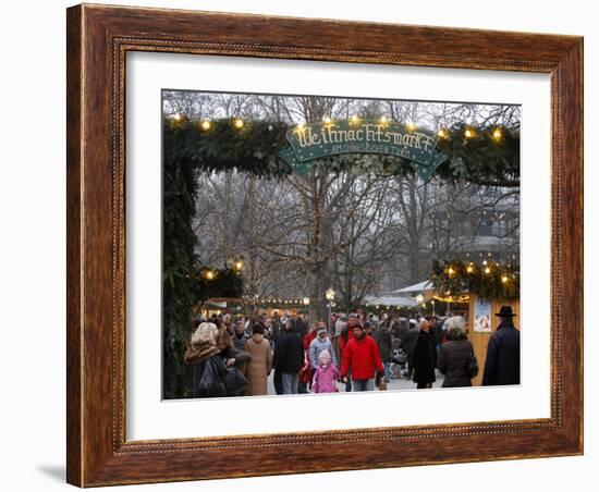 Christmas Market in Munich Winter Garden, Munich, Bavaria, Germany, Europe-Godong-Framed Photographic Print