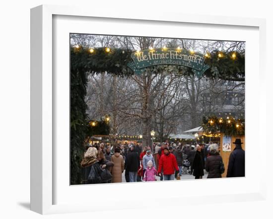 Christmas Market in Munich Winter Garden, Munich, Bavaria, Germany, Europe-Godong-Framed Photographic Print