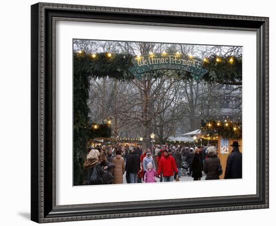 Christmas Market in Munich Winter Garden, Munich, Bavaria, Germany, Europe-Godong-Framed Photographic Print