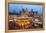 Christmas Market in Romerberg, Frankfurt, Germany, Europe-Miles Ertman-Framed Premier Image Canvas