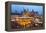 Christmas Market in Romerberg, Frankfurt, Germany, Europe-Miles Ertman-Framed Premier Image Canvas