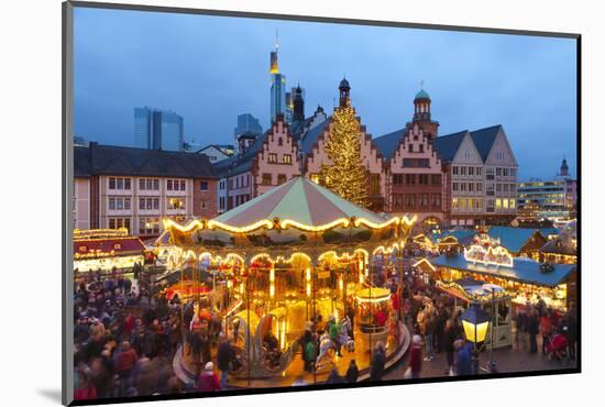 Christmas Market in Romerberg, Frankfurt, Germany, Europe-Miles Ertman-Mounted Photographic Print