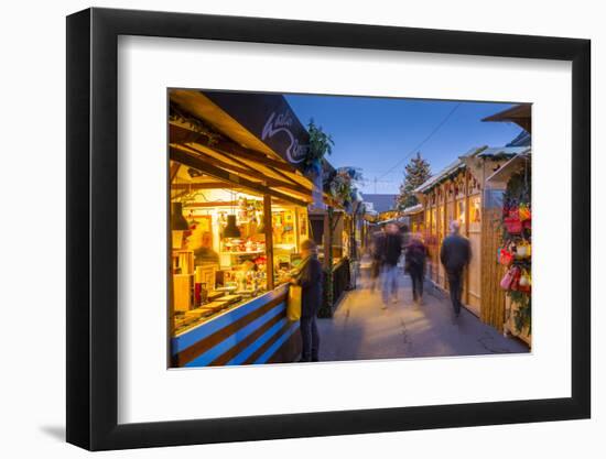 Christmas Market on Waisenhausplatz, Bern, Jungfrau region, Bernese Oberland, Swiss Alps, Switzerla-Frank Fell-Framed Photographic Print