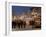 Christmas Market Stalls and People at Marktstrasse at Twilight, Bad Tolz Spa Town, Bavaria, Germany-Richard Nebesky-Framed Photographic Print