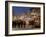 Christmas Market Stalls and People at Marktstrasse at Twilight, Bad Tolz Spa Town, Bavaria, Germany-Richard Nebesky-Framed Photographic Print