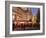 Christmas Market Stalls in Front of Frauen Church and Christmas Tree at Twilight, Dresden-Richard Nebesky-Framed Photographic Print