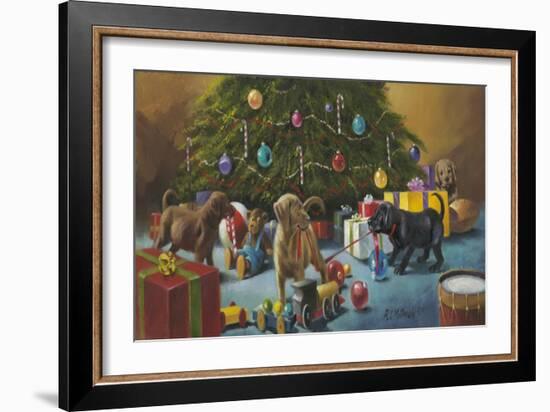 Christmas Mischief-R.J. McDonald-Framed Giclee Print