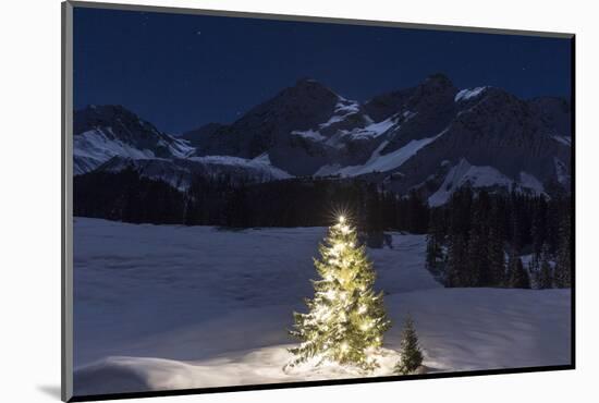 Christmas Mood at Arosa-Armin Mathis-Mounted Photographic Print