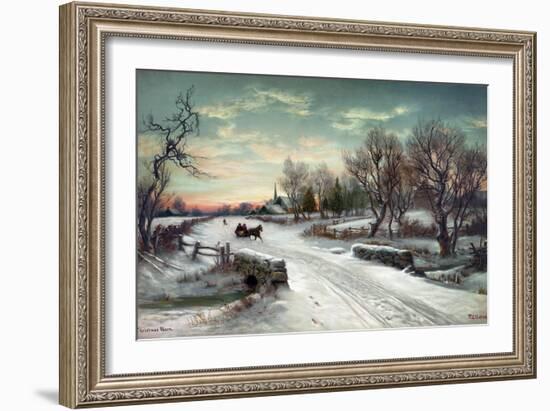 Christmas Morn, C1885-W.C. Bauer-Framed Giclee Print