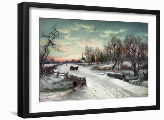 Christmas Morn, C1885-W.C. Bauer-Framed Giclee Print